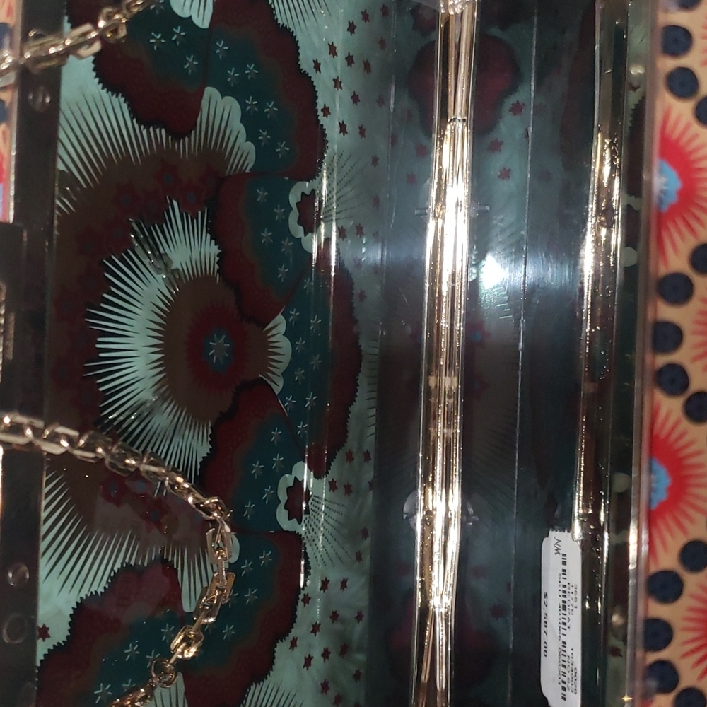 Valentino multi color acrylic clutch - Picture 9 of 10